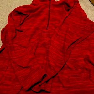 Crimson 3/4 zip pullover